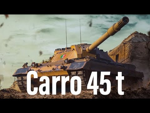 Видео: Carro 45 t ФИНАЛЬНЫЕ ПОТУГИ НА 3 ОТМЕТКИ + АУКЦИОН | Tanks Blitz