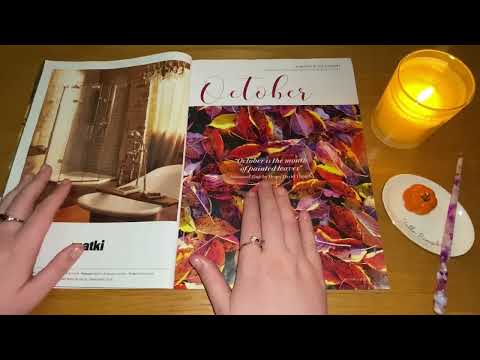 Видео: ASMR | Листаем осенний журнал | Тихая речь и шёпот 🧡💖