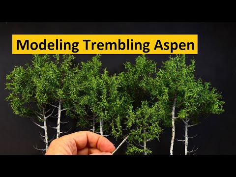 Видео: Моделирование дрожащей осины с вдохновением и страстью | Диорама «Бумер» ~ # 261