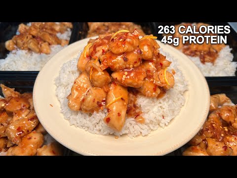 Видео: Здоровое блюдо из курицы в апельсиновом соусе на неделю (низкокалорийное, с высоким содержанием б...