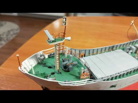 Видео: Сухогруз Эмилия из бумаги