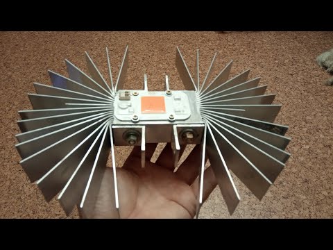 Видео: 1)Радиатор самодельный для LED 50Вт