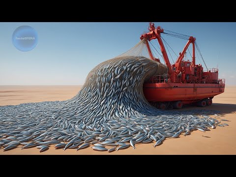 Видео: КИТАЙ Запустил Миллионы РЫБ в Пустыню | Вот что Стало через ГОД