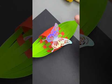 Видео: бумажный кораблик для плетения #сделай сам