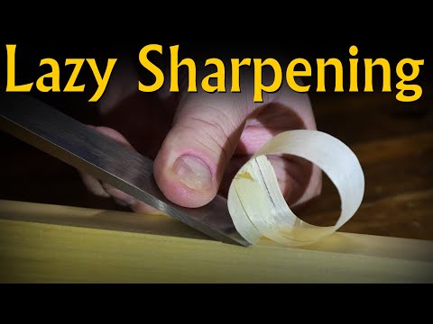 Видео: Ленивая заточка — это нормально. Заточка инструментов максимально ленивым способом вполне приемлема.