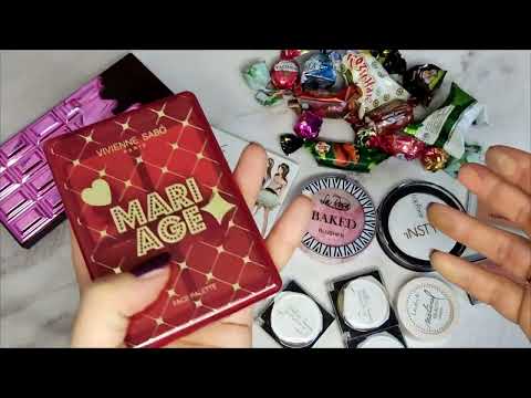 Видео: Посылка от Зарины Скрудж!!! Прибавление косметики: тени и румяшки😍