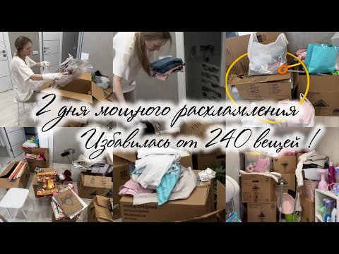 Видео: 2 дня мощного расхламления в кладовке /Избавилась от 240 вещей.