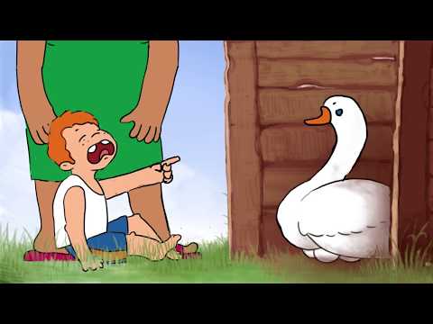 Видео: Мультик о гусыне
