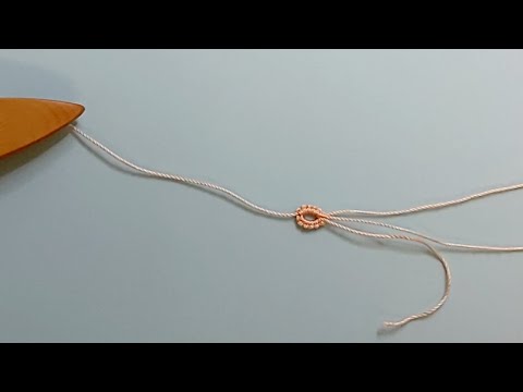 Видео: Фриволите с челноком - одинарный челнок с разъемным кольцом