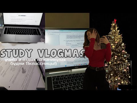 Видео: STUDY VLOGMAS🎄/ химбио 2025/ попытки отдохнуть или выжить, готовясь к егэ   #studywithme