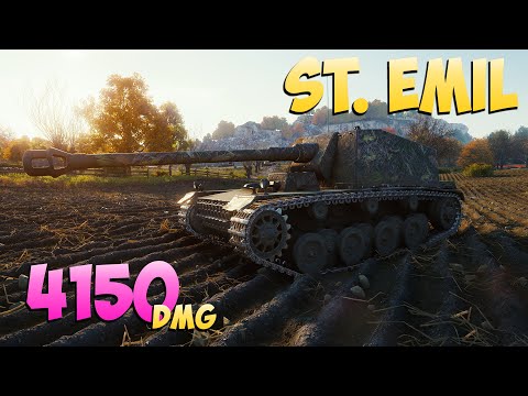 Видео: St. Emil - 6 Фрагов 4.1K Урона - Случайный бой! - Мир Танков