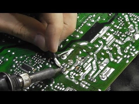 Видео: Переделка монитора под питание от БП 12-19В (Монитор BenQ X900W)