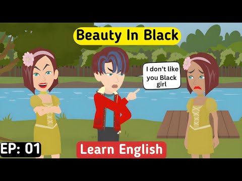 Видео: Красавица в чёрном, часть 2 | История на английском | Изучение английского языка | Анимированная ...