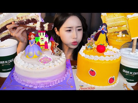 Видео: Принцесса Десерт🎂 Шоколадный сливочный Торт & Яблочный сливочный Торт АСМР Мукбанг Mukbang