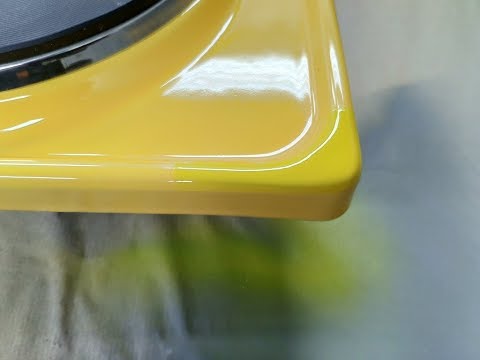 Видео: Как убрать скол? Ремонт и окраска. Электроплита