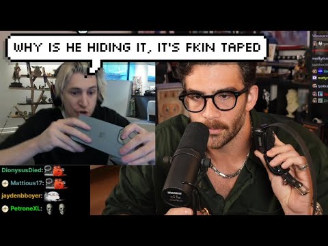 Видео: xQc выходит из себя и критикует Хасана за заклеивание воротника лентой после того, как Хасан наме...