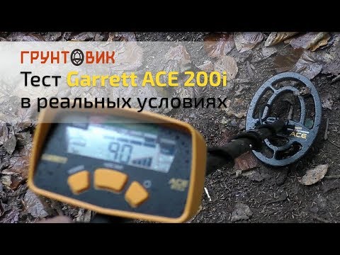 Видео: Тест Garrett АСЕ 200i: реальный коп в лесной местности