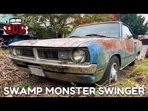 Видео: Мусор или сокровище? Затопленный Dodge Dart Swinger V8 1970 года. Оценка ржавчины, очистка, устра...