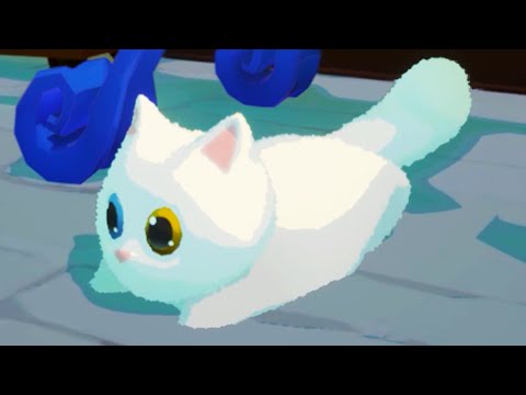 Видео: Симулятор Волшебной Кошки #1 Белый котик Curse That Magic Cat на Пурумчата