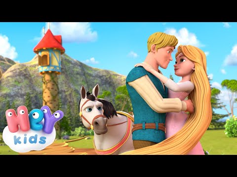 Видео: Рапунцел детска приказка 👸 Rapunzel | Приказки за деца на Български - HeyKids