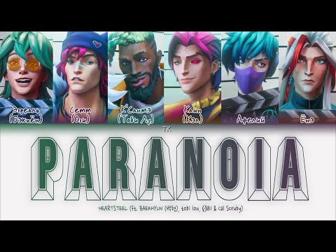 Видео: HEARTSTEEL – PARANOIA (BAEKHYUN, tobi lou, ØZI & Cal Scruby) [ПЕРЕВОД НА РУССКИЙ Color Coded Lyrics]