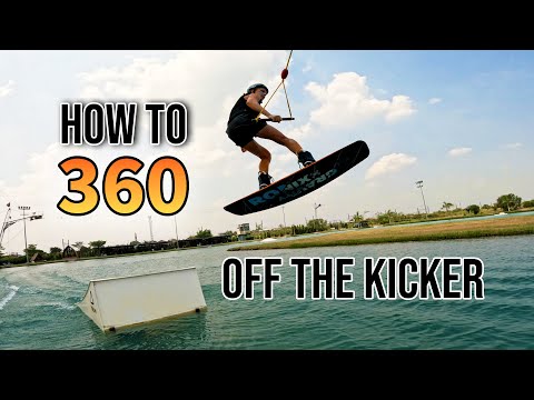 Видео: Как сделать 360-градусный поворот на вейкборде с помощью Kicker Cable. Учебное пособие.