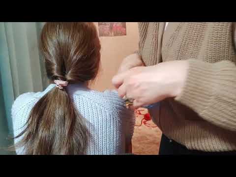 Видео: АСМР 🌸 Сделаю романтическую прическу на свидание 💍 ASMR 🪷