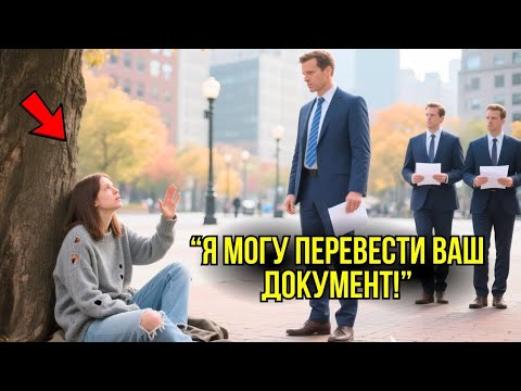 Видео: "Бездомная Девушка ПОМОГЛА МИЛЛИАРДЕРУ — Он Смеялся, Пока Она Не Заговорила На 5 Языках!" 😱💰