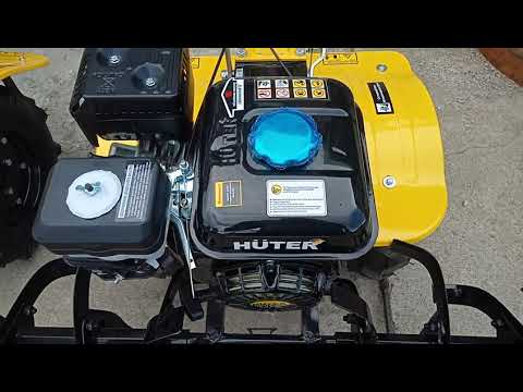 Видео: Обзор Мотоблока HUTER MK8000  1-я часть