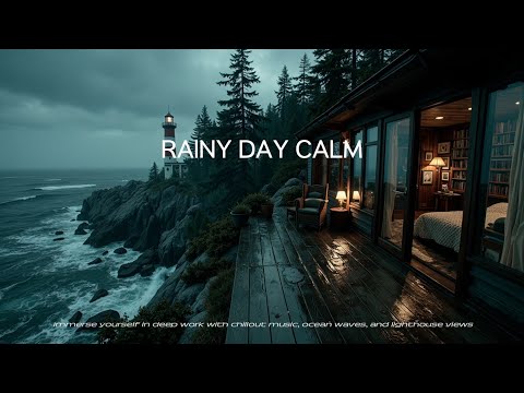 Видео: Deep Work Chillout Music | Океанские волны и атмосфера маяка для глубокой концентрации и учебы