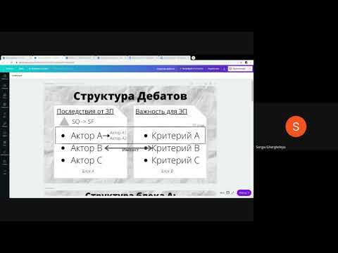 Видео: Тренинг Данила Воложа "Структура дебатов". Часть 1