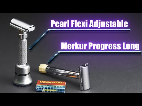 Видео: Pearl Flexi Adjustable и Merkur Progress Long. Восход, Morgan's и Dejavu | Бритьё с HomeLike Shaving