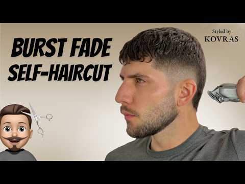 Видео: Урок по стрижке Messy Burst Fade | Как подстричься самостоятельно