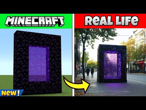 Видео: Невероятное сравнение Minecraft с реальной жизнью! (Ультрареалистично)