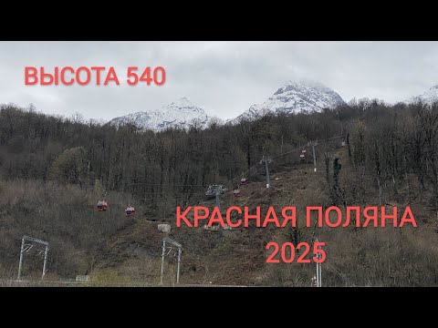 Видео: Красная Поляна 2025. Высота 540.