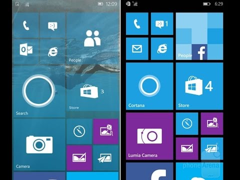 Видео: Windows 10 Mobile vs Windows Phone 8 на одном телефоне