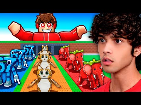 Видео: Используем БЕСКОНЕЧНУЮ УДАЧУ на 3 РЯДАХ в Steal a Brainrot!