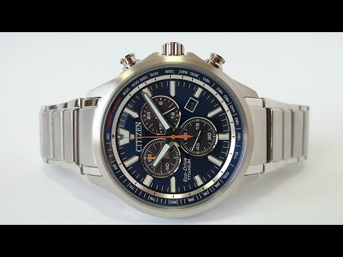 Видео: То, что нужно на каждый день! CITIZEN Eco-Drive Super Titanium AT2470-85L