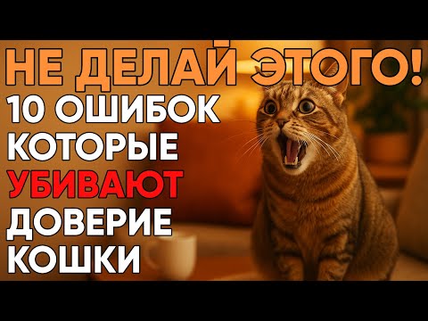 Видео: Потерял доверие кошки? 10 главных ошибок и 3 шага к примирению!