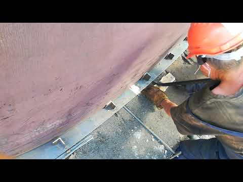 Видео: Разворот резервуара 5000 кубов(3)