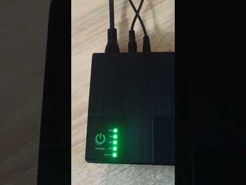 Видео: Огляд джерело безперебійного живлення Andes DC1018P 18W 10400mAh 12V/ 9V/5V для роутера