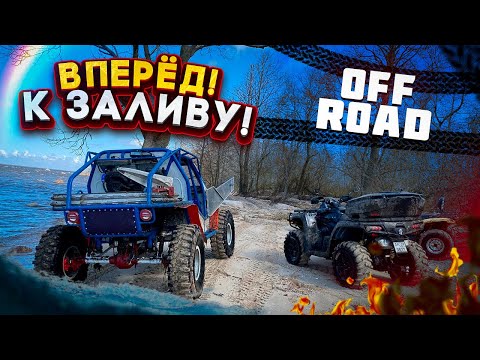 Видео: Покатушки на квадроциклах по пути к Калининградскому заливу! Лютый оффроуд!