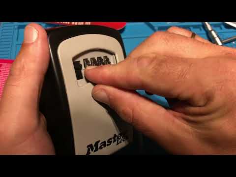 Видео: Вскрытие бокса для ключей master lock 5401D