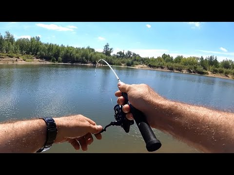 Видео: Самодельный спиннинг из стекла для мормышинга (#10)