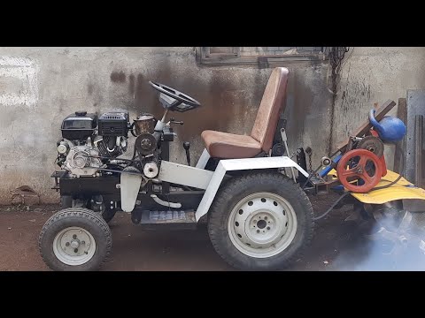 Видео: Самодельный ШКИВ на минитрактор.