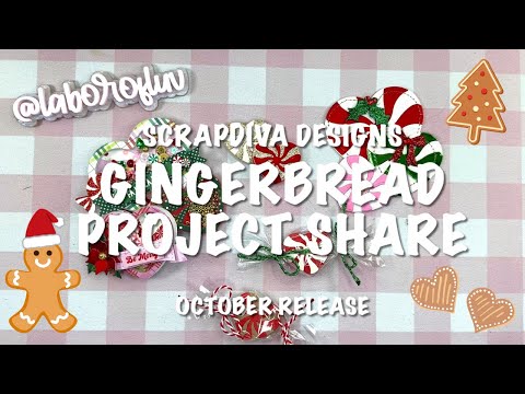 Видео: ПРОЕКТ GINGERBREAD РАСПРОСТРАНЯЕТСЯ НА @ScrapDiva29 В ОКТЯБРЕ