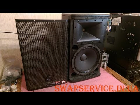 Видео: Electro Voice ELX112P, ELX115P, ELX118P, ZXA1-Sub ремонт обзор акустики