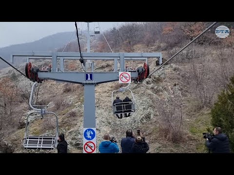 Видео: В Сливен бе открита реновираната въжена линия