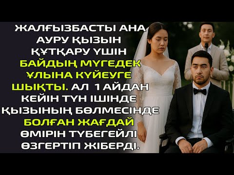 Видео: ЖАЛҒЫЗБАСТЫ АНА АУРУ ҚЫЗЫН ҚҰТҚАРУ ҮШІН БАЙДЫҢ МҮГЕДЕК ҰЛЫНА КҮЙЕУГЕ ШЫҚТЫ.БІРАҚ БІР АЙДАН КЕЙІН ТҮН