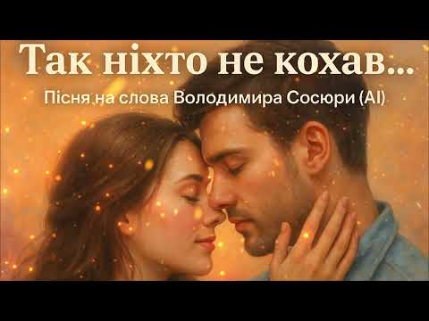 Видео: «Так ніхто не кохав…» | Пісня на слова Володимира Сосюри (AI)